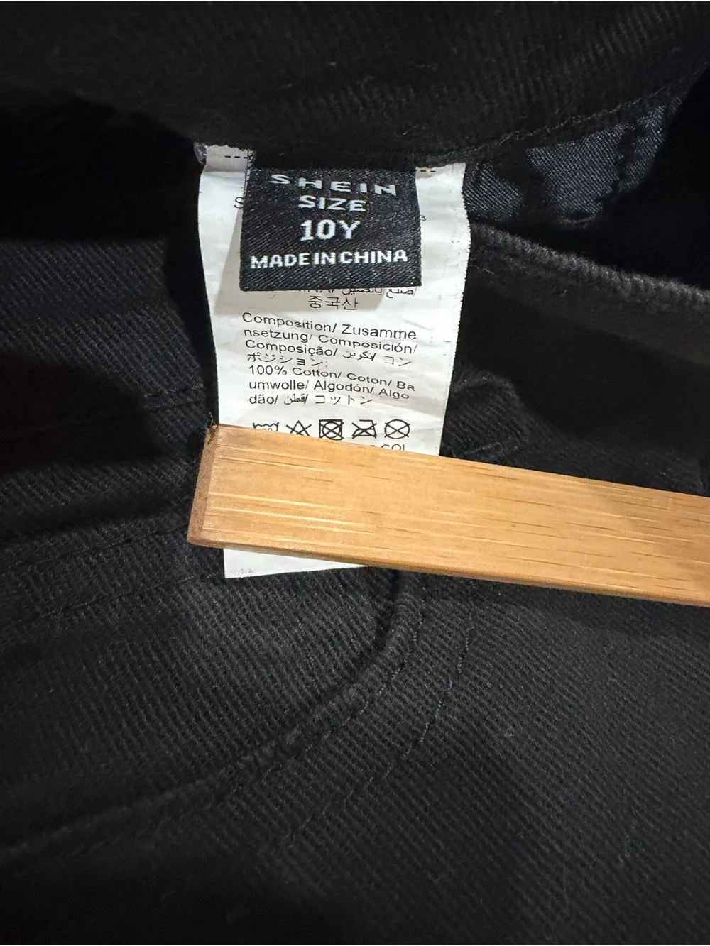 SHEIN black jeans